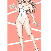 透ける白水着