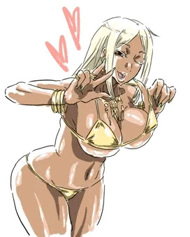 落書き黒ギャル
