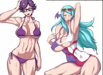 水着DB&マーモさん