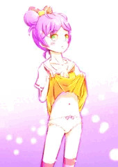おへそ見せて