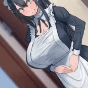 四白眼のメイドさん