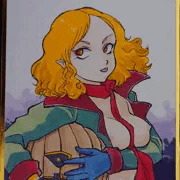 オリジナルキャラのミニ色紙