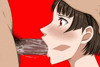 P5　新島真イラマチオGIF