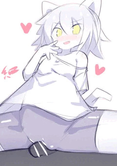 ねこちゃんすぱっつ素股