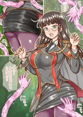 エッチな触手モンスターに襲われてしまうダイヤ長官
