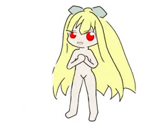 斜め横向きニジエたん