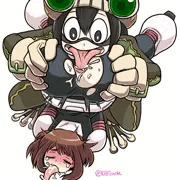 僕アカの梅雨ちゃん透ちゃんお茶子ちゃん