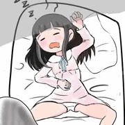 寝てるはなちゃん