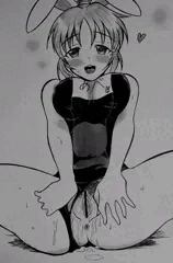 見せてくれるスク水ウサミン