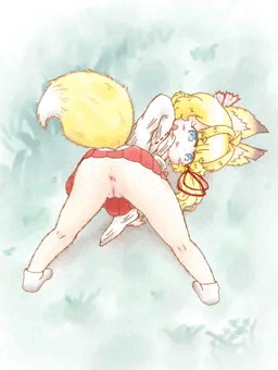 おしりを見せつけてドヤってくる看板娘