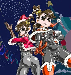 亜美真美サンタ