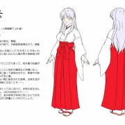 狐巫女三姉妹設定画+α