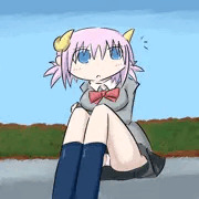 座りチラ
