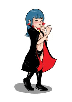 魔女っぽいのを描いてみたっ・・・