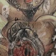 上半身人間キス下半身寄生魚フェラ