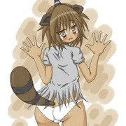 壁に手を突いて尻を向けるクラン