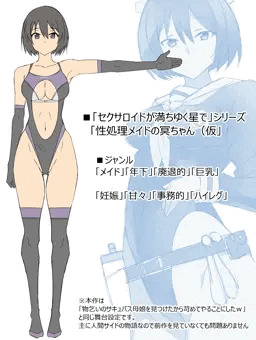次回作「性処理メイドの冥ちゃん（仮」の紹介