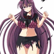 紫（蛇女子学園制服破壊）