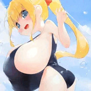 スク水ロリ超乳