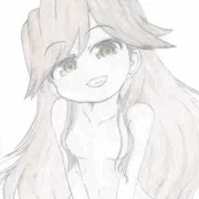 夜這い系荒潮ちゃん（アナログイラスト）