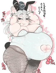 ぶっと布都ちゃんへそ出しバニー