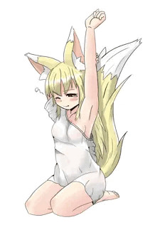 看板娘：姫鶴ねむこ（きつ ねむこ）