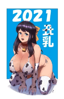 2021牛柄ビキニお嬢様