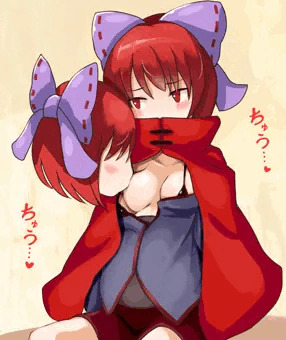 赤蛮奇の授乳練習