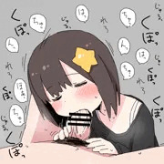頭に星乗っけてる子