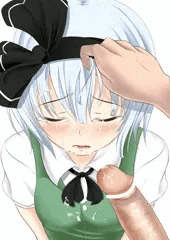 妖夢ちゃんは白く汚れててもかわいい