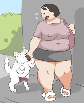 白いワンちゃん