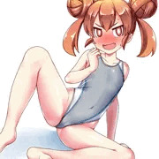 上野さん×競泳水着
