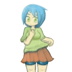青スパッツ