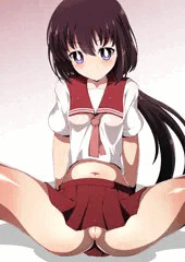 ネリー☆制服M字開脚