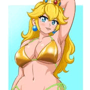 ピーチ姫　ゴールデンビキニ