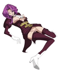 紫髪