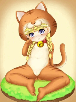 ネコのきぐるみ？