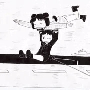にゃんこの落下着艦