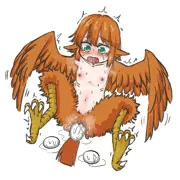 産卵ハーピー