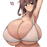 鷹乃ちゃんの爆乳おっぱい