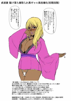 人妻寝取られ黒ギャル風俗嬢堕ち漫画キャラ案