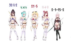 【エロRPG】ヒロイン立ち絵と謎の数式!!
