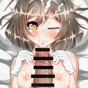 【お題絵】谷風ちゃんのちっぱいズリ！