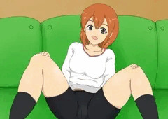 スパッツ汚し