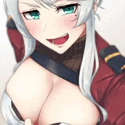 ケーニヒスベルク姉さんに谷間見せつけられて煽られたい