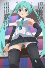 ミクさんで見抜き　パンチラ編