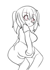 スパッツもっこり