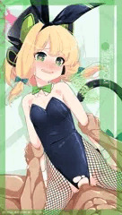 バニーガール「才羽ミドリ(ブルアカ)」240801