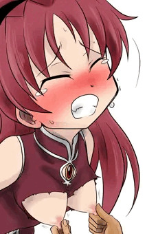 杏子乳首引っ張り