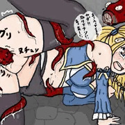 ルーシィ　触手生物姦